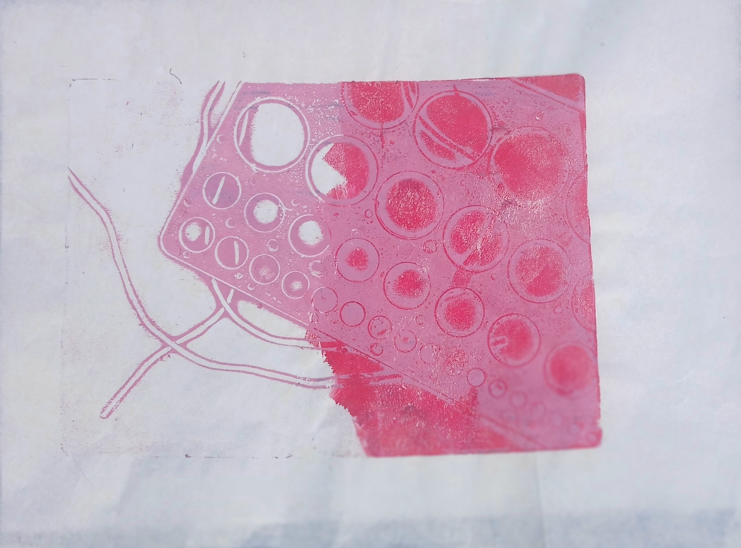 Experimental Printmaking artwork 5