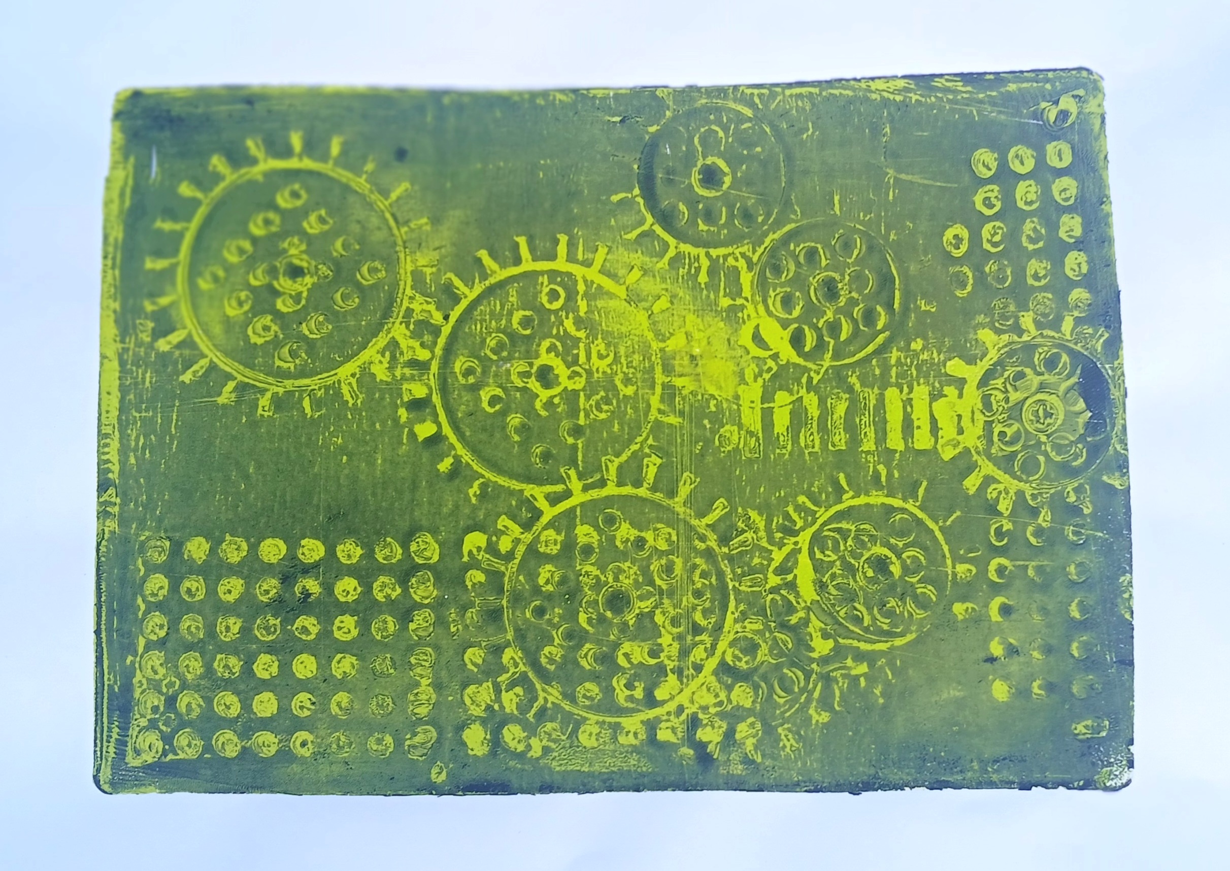 Experimental Printmaking artwork 7