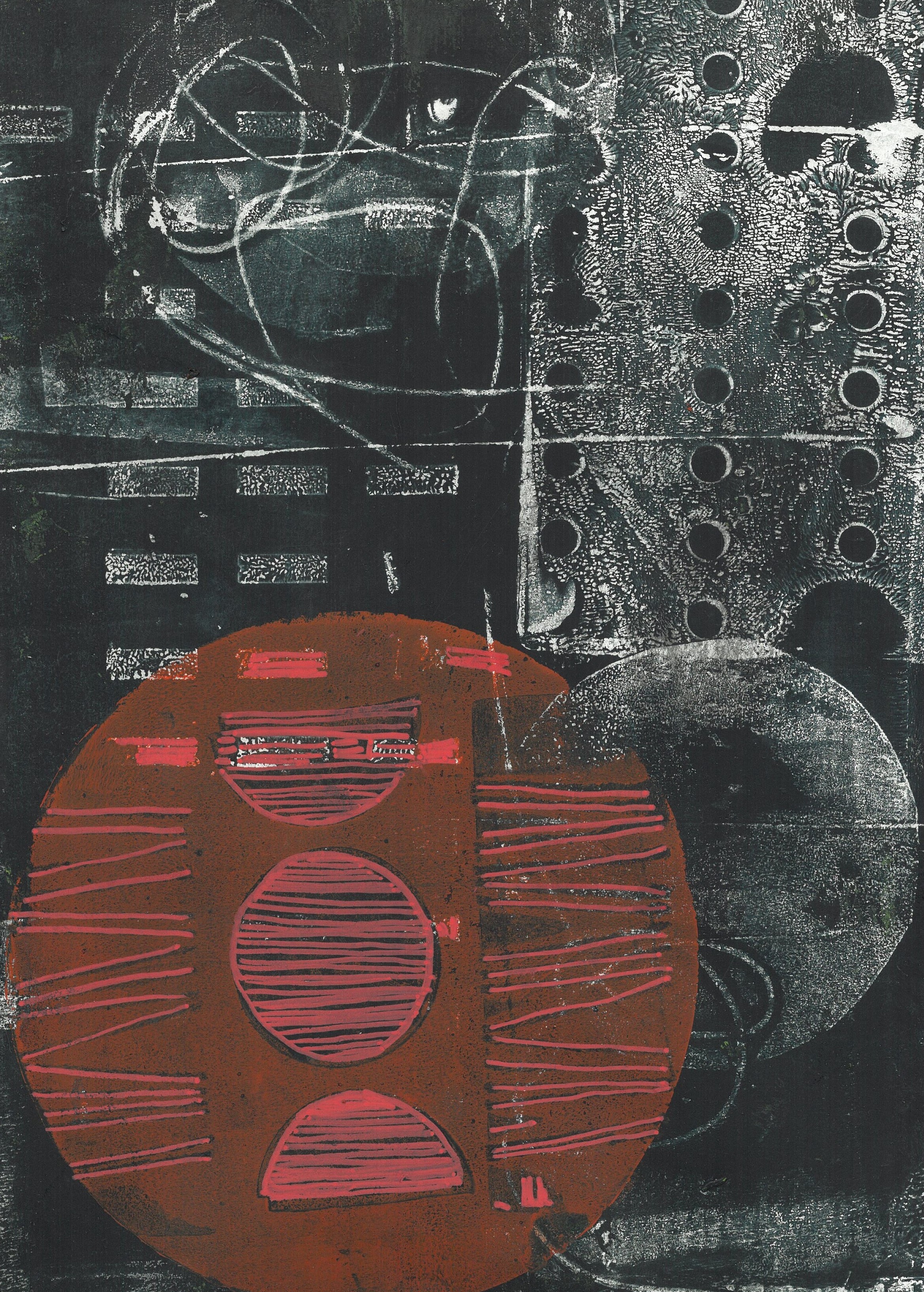 Experimental Printmaking artwork 10